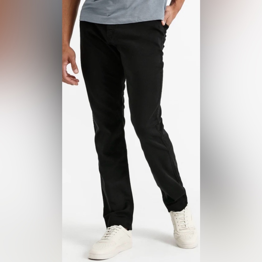 DU/ER N2X Relaxed Taper Black Pants - 40x30
